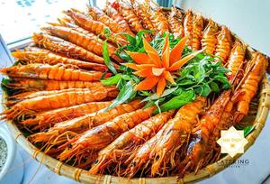Món Tôm nướng muối ớt