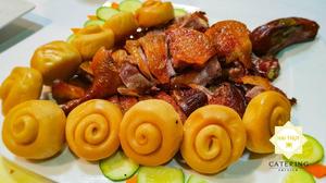 Món vịt nướng tứ xuyên bánh bao