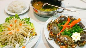 Món Lẩu cua Samba