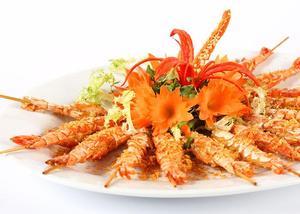 Tôm càng xanh nướng